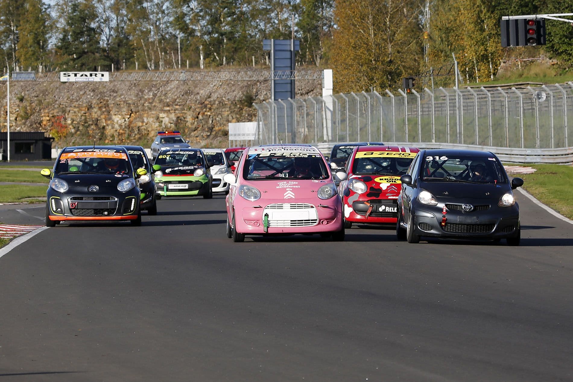 Spännande final för B-Zero Racing på Kinnekulle Ring